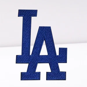 LA DODGERS BASEBALL MONOGRAM Embroidered Patch Badge Iron *Various Sizes* - Picture 1 of 6