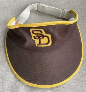 Vintage 70s 80s San Diego Padres Sun Visor Youngan Hat OG Colors MLB Cap - Picture 1 of 9