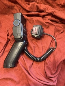 Quantaray QB-6500A Electronic Flash W/ Dedicated Off Camera Cord Cleaned Tested - Picture 1 of 9