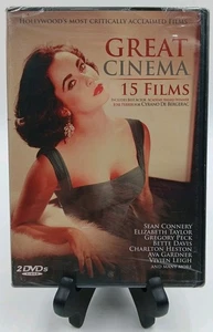 Great Cinema: 15 Film Classics (DVD 2-Disc Set) Sean Connery Vivien Leigh New! - Picture 1 of 4