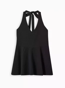 Neu mit Etikett Torrid schwarz Foxy Neckholder Schößchen Top Größe 3 oder 22/24 Plus - Bild 1 von 4