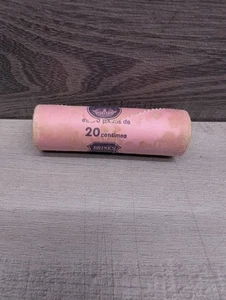 1 Rolle (44 Münzen) Republik Francais FRANKREICH 20 CENTIMES - International French.  - Bild 1 von 5