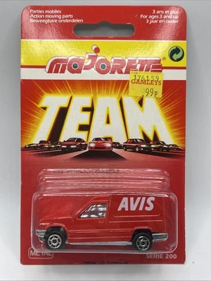 1/53  #233  Renault Express / Extra Van  Avis Rental - Majorette 200 Series - Image 1 of 4