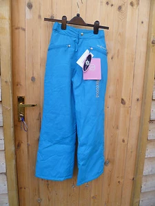 FREE COUNTRY black BLUE PINK SKI SNOW BOARD PANTS INSULATED WATER WIND RESISTANT - Picture 1 of 10