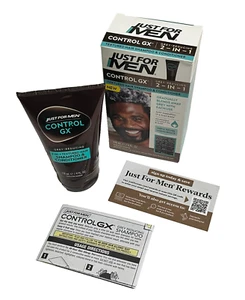 Just for Men CONTROL GX 2-in-1 GREY REDUCING TEXTURED HAIR SHAMPOO & CONDITIONER - Picture 1 of 7