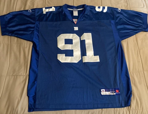 New York Giants #91-JUSTIN TUCK Sz 54 Reebok Onfield Jersey! STITCHED!! Cover