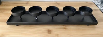 Soporte de mango Ikea negro Tealight Foto 1 de 4