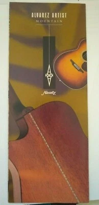 ALVAREZ ARTISTA GUITARRA MONTAÑA FOLLETO Foto 1 de 3