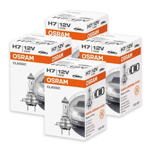 Set 4X Osram Classic Line H7 Halogen 12V 55W Sockel PX26d Glühbirne - Bild 1 von 3