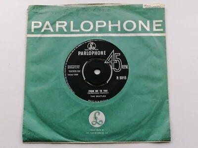THE BEATLES 1963 UK 45  FROM ME TO YOU   THANK YOU GIRL  PARLOPHONE R 5015 - Image 1 of 4