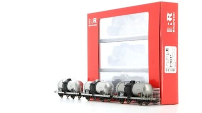 RIVAROSSI HR6517 Set 3 carri cisterna da 27m3 a 2 assi Vzekk ex tipo Mbe FS - Immagine 1 di 4