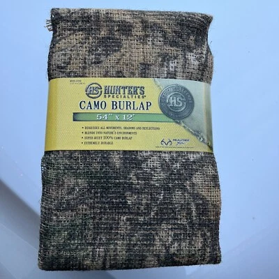 Burlap  Turkey Hunting Blind HS Realtree Xtra  Camo (54" x 12')NEW Duck Hunting - Image 1 of 2