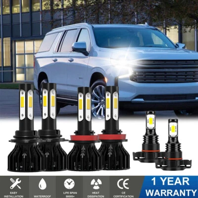 Juego de faros LED + faros antiniebla para Subaru Xv Crosstrek 2013 2014 2015 Foto 1 de 4