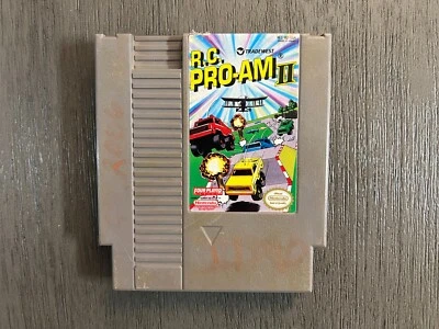 NES R.C. Pro-Am II. Sequel to the popular racing game. Rare and hard to find. - Image 1 of 4