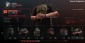 Escape from Tarkov Arena - BattlePass Level Boosting 1€ per 1000XP / 1 Level - Bild 1 von 1