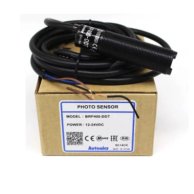 Autonics BRP400-DDT-C-P Photoelectric Sensors Cylindrical Type PNP New 1PCS - Image 1 of 4
