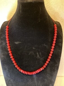 Lola Rose Red Agate Necklace - Picture 1 of 4