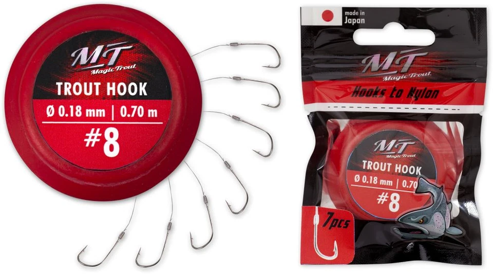 Quantum Magic Trout Hook Silber Forellenhaken fertig gebunden versch. Größen