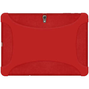 For Samsung GALAXY Tab S 10.5 inch Rugged Silicone Skin Jelly Case Cover - Red