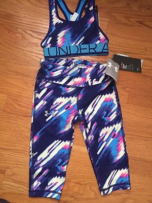 Under Armour Niños Niñas Talla XS Ropa Activa Gorras y Sujetador Deportivo Nuevo con Etiquetas Envío Gratuito  Foto 1 de 4
