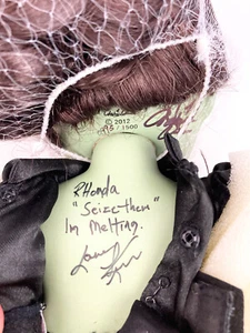 Marie Osmond Adora Belle Wizard Of Oz Wicked Witch Storybook Doll~Autographs NIB - Picture 1 of 14