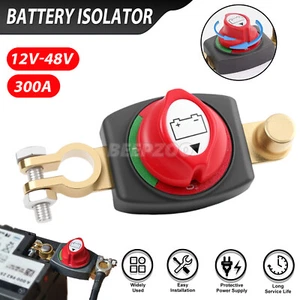 Battery Isolator Disconnect Terminals 12V-48V Car Boat Marine Isolation Switch - Picture 1 of 12