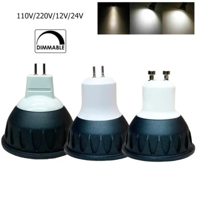Dimmable Led Spotlights 5w 36°Lighting Mr16 Gu10 Spotlight Gu5.3 Warm White Cob - Image 1 of 4