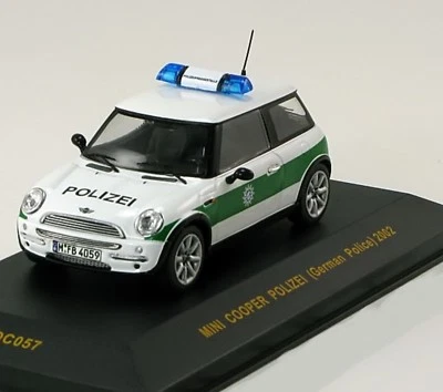 Mini Cooper Polizei German Police 2002 Ixo Moc057 Deutschland 1/43 Deutschland - Image 1 of 2