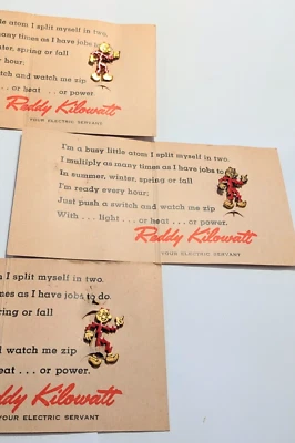 1946 Reddy Kilowatt Electric Co. Hat or Stick Pin for Lapel, Vtg Company Mascot - Image 1 of 3