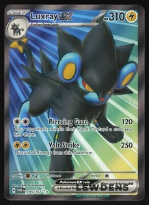 Luxray ex - 195/167 - Arte Completo Ultra Raro - Mascarada Crepúsculo - Tarjeta Pokémon - Imagen 1 de 2