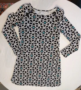 Womens Swimdress One Piece Long Sleeve XS Rash Guard UPF 50+ Banana Boat BB237 - Picture 1 of 8