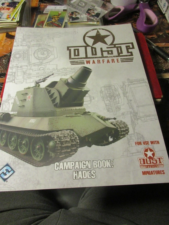 Fantasy Flight Games Dust Warfare Campaign Book Hades