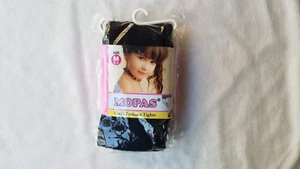 Mopas Girl's Black Fashion Tights (size Medium 4-6 years) - Picture 1 of 2