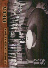 2021 Historic Autographs 1945 The End of WWII #74 US Joins United Nations 