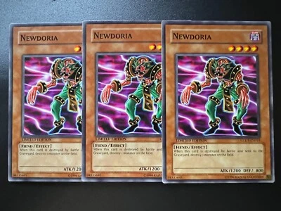 3x Newdoria GLD1-EN011 Common Gold Series 1 PLAYSET Near Mint Yugioh - Image 1 of 2