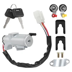 Interruptor de encendido de 2 llaves cilindro de bloqueo de puerta para Nissan D21 Pathfinder MT 1986-1996 - Imagen 1 de 12