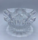 Stunning Orrefors Erika Lagerbielke Art glass crystal bowl EL geometric design