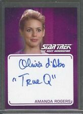 Star Trek TNG Archives & Inscriptions Olivia D`Abo Inscription autograph #14