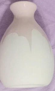 Isaac Mizrahi Vase Loves XO Sienna Hand Dipped Two-Tone Ceramic Stoneware Pink - Picture 1 of 4