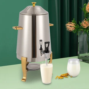 Hot Beverage Dispenser Coffee Chafer Stainless Steel Hot Drink Tea Dispenser 13L - Picture 1 of 21