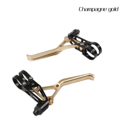 1 par de palancas de freno de aluminio MTB BMX DH plegable bicicleta V palanca de freno 65 g Foto 1 de 4