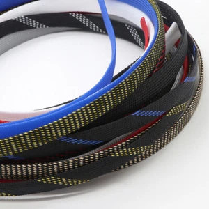 Various Sizes & Colors Expanding Braided Sleeving Wire Cable Harness Sheathing - Picture 1 of 28