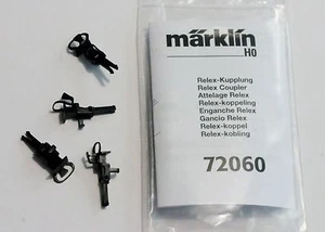Paquete de 10 acopladores Marklin NEM Relex se adapta a muchos autocares, vagones de carga y locomotoras - Imagen 1 de 4