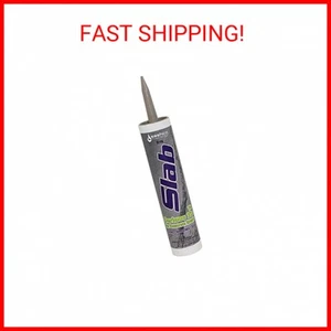 Sashco 16210 Slab Concrete Crack Repair Sealant, 10.5 oz Cartridge, Gray (Pack o - Picture 1 of 1