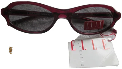 Gafas de sol ELLE Lunettes vintage negras pequeñas lentes ovaladas EL2751 100 % protección UV Foto 1 de 4