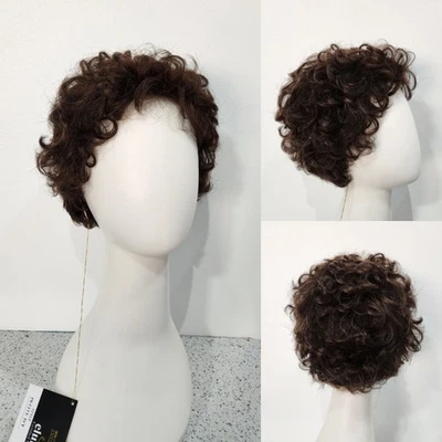Petite Ivy by Tony Of Beverly 6 Medium Brown Curly Short PETITE Size Wig - Image 1 of 4