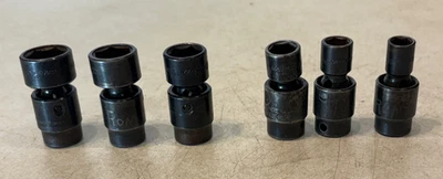 Matco Tools 6pc 3/8" drive Impact Swivel Socket Set 3/8 - 3/4 SAE BUP126-246 - Image 1 of 4