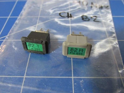 Crystal Quartz pair TX+RX 40  MHZ Fm Sss Ch 82 Graupner/JR  Quarzpaar - USED - Image 1 of 3