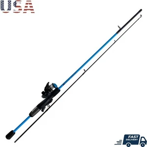 Wayfarer Spinning Fishing Rod Reel Combo 2 Piece Lightweight Freshwater Gear New - Picture 1 of 6