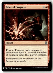 MTG - Price of Progress (EMA) 141 Regular NM The List Reprints - Picture 1 of 2